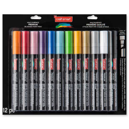 Premium Chisel Tip Oil-Based Paint Pens by Craft Smart&#xAE;
